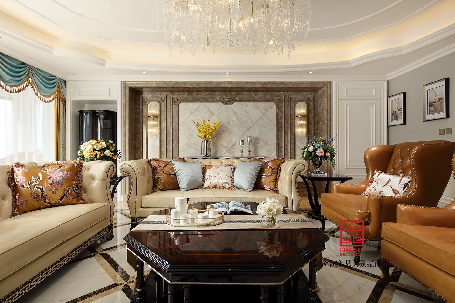 天山九峯210平米欧式风格装修实景