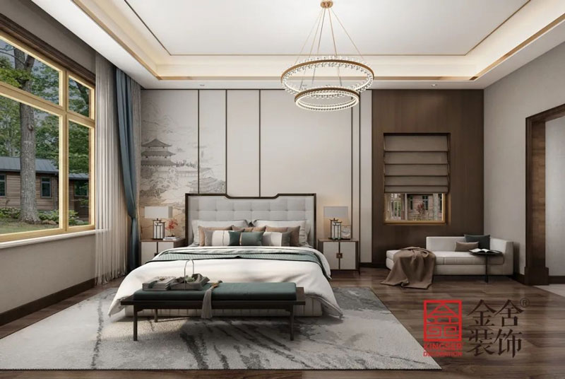 西山林语1400㎡新中式别墅装修实景