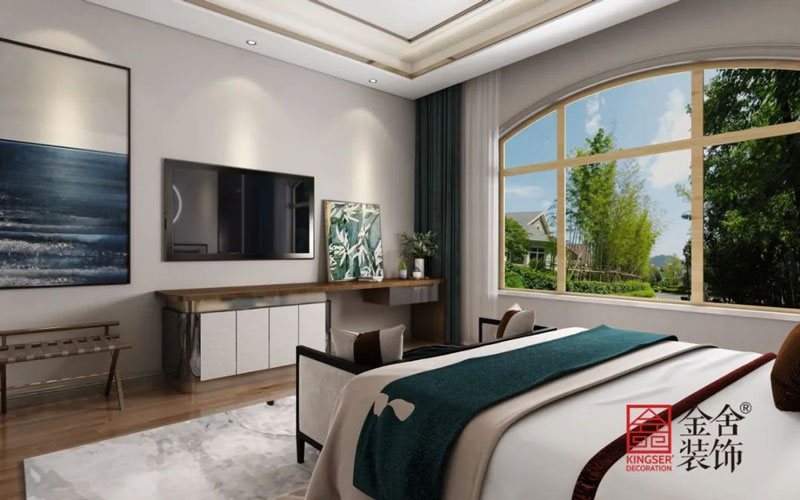 西山林语1400㎡新中式别墅装修实景