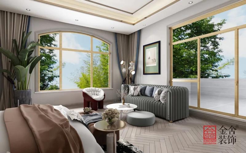 西山林语1400㎡新中式别墅装修实景