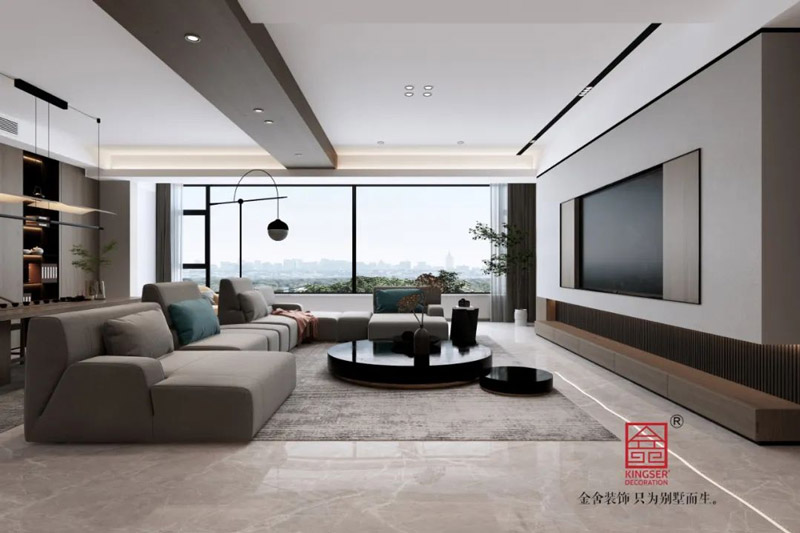 滨河花园300㎡平墅装修软装赏析