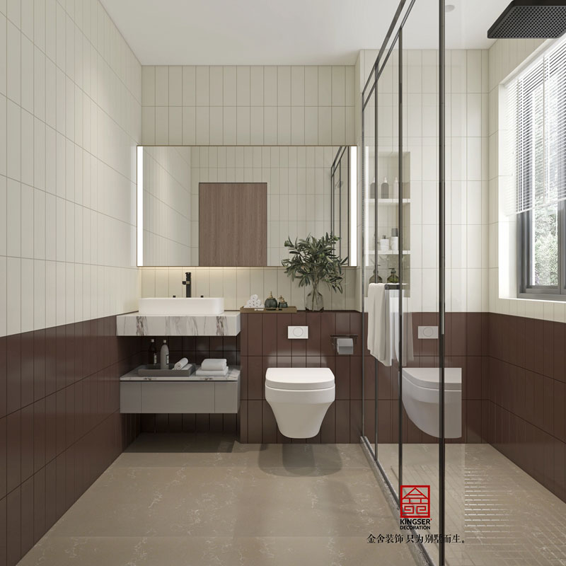 盛邦大都会装修卫生间效果图