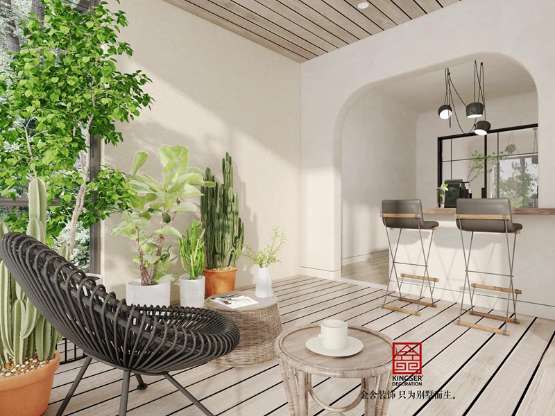 盛邦大都会装修阳台效果图