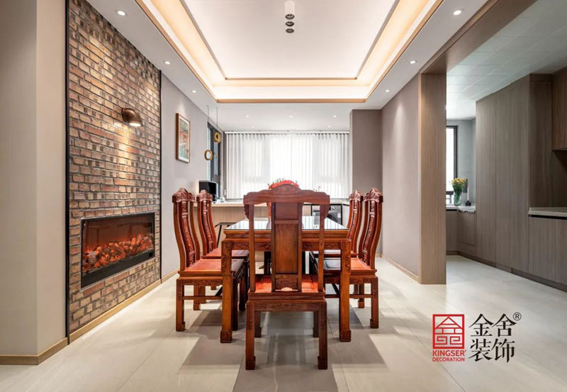 君悦府150㎡中式风格装修实景