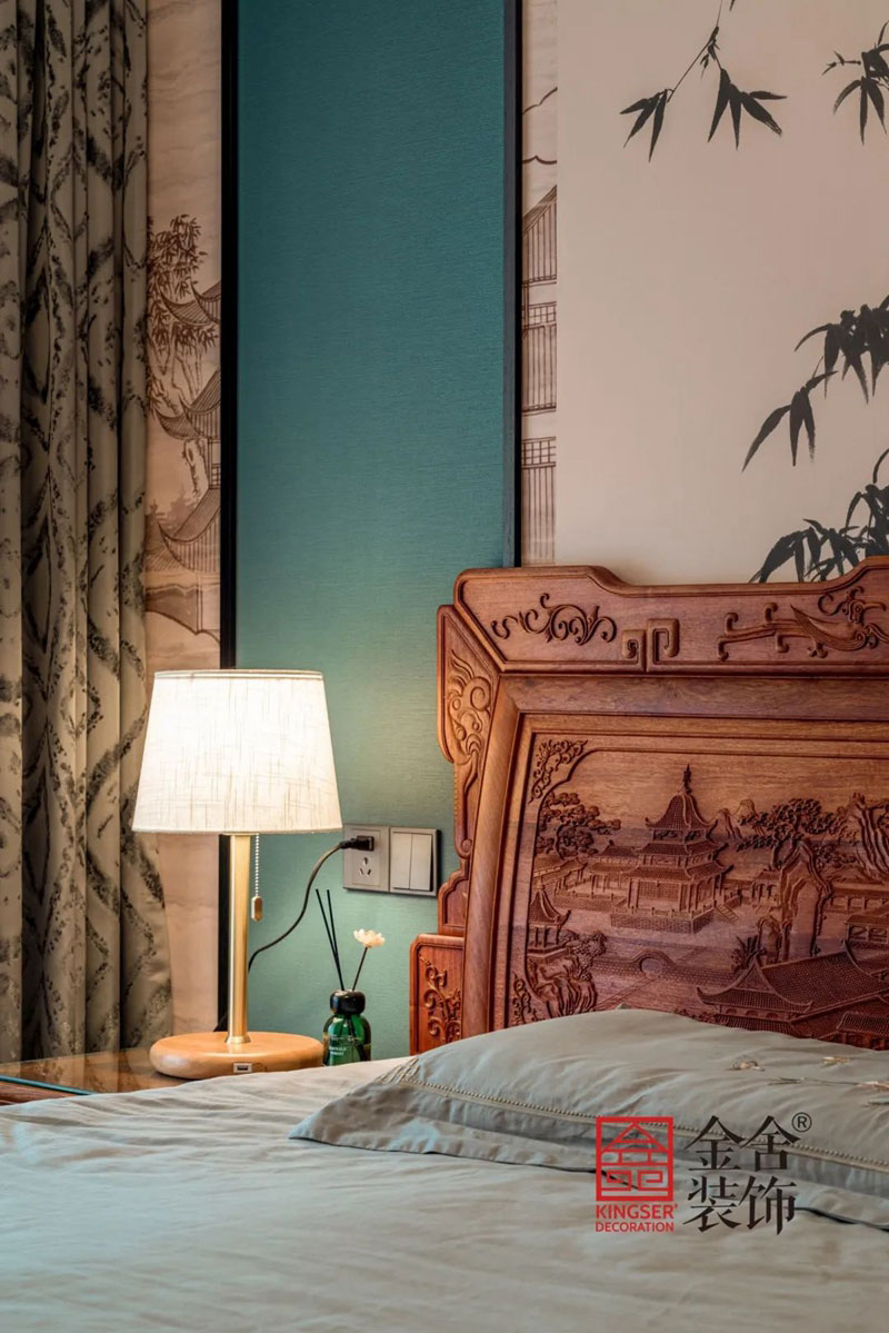 君悦府150㎡中式风格装修实景