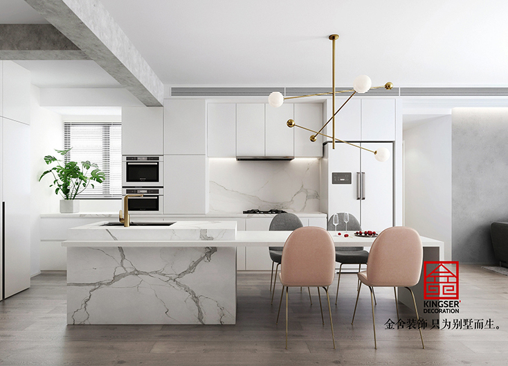 鑫界王府180现代极简风格装修效果图