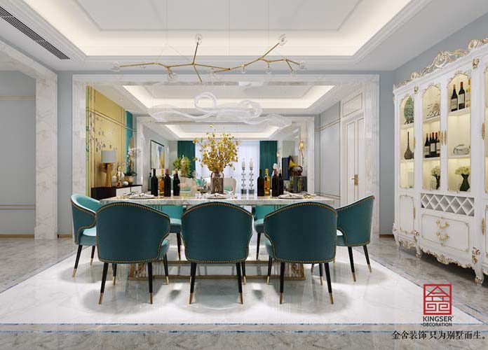 林荫大院260大平层-现代轻奢-餐厅