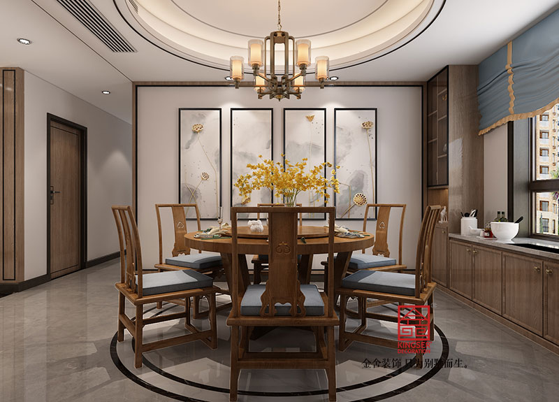 东南智汇城装修-中式风格-餐厅
