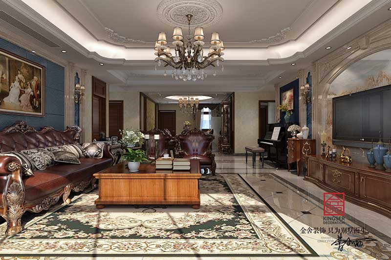 紫晶悦城200平米新古典风格装修效果图