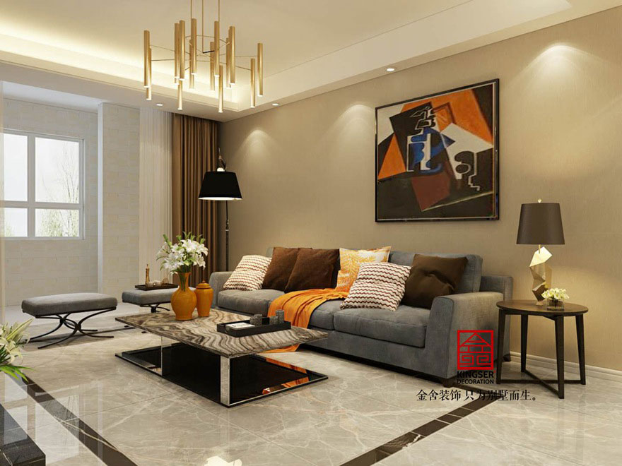 林荫大院装修-现代简约-客厅