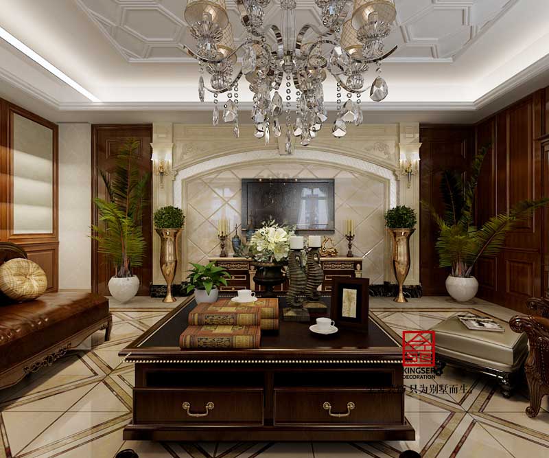 赞皇自建别墅380平米欧式风格装修效果图