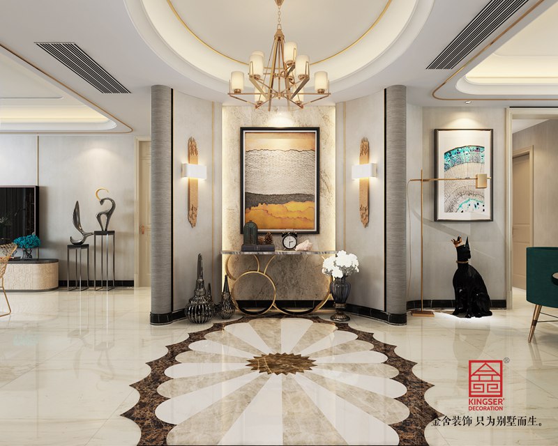 天山九峯210平米现代简约风格装修效果图