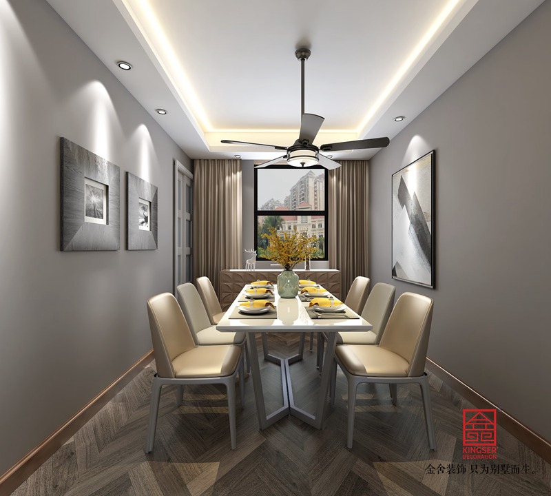 维多利亚三期156平米装修-餐厅