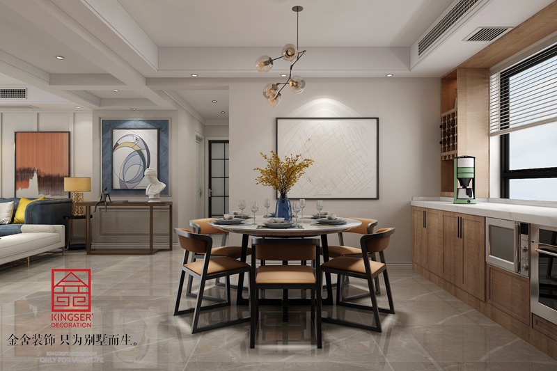 国宾壹号149平米装修-北欧风格-餐厅