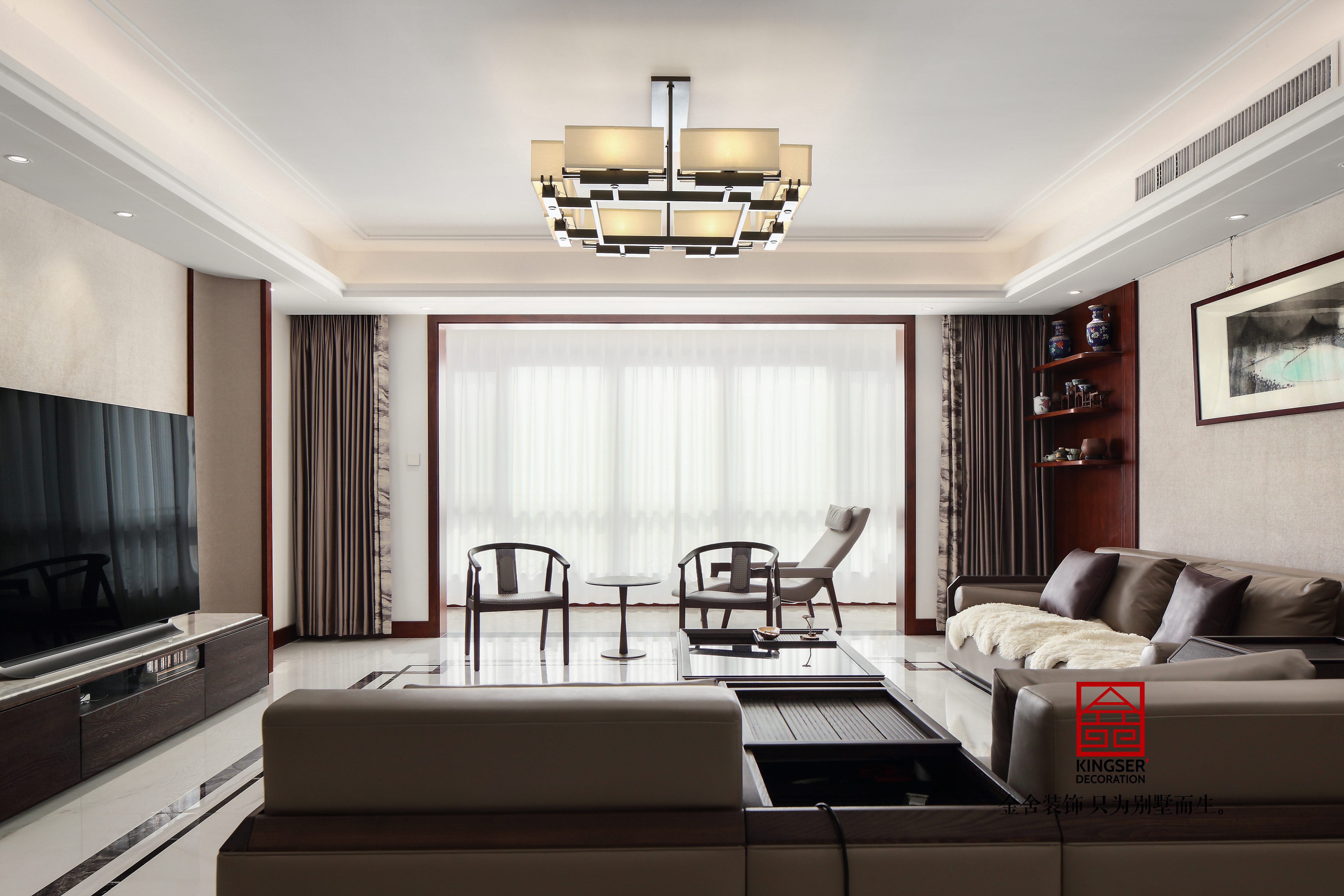 金悦府129平米现代轻奢装修效果图