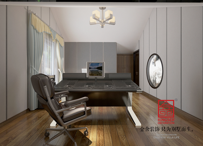 大者180平米新中式风格装修-书房