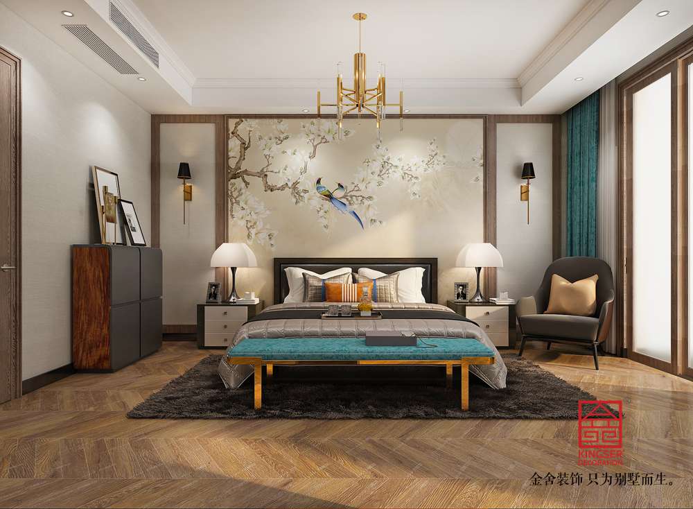 大者别墅290平米装修-现代简约-卧室