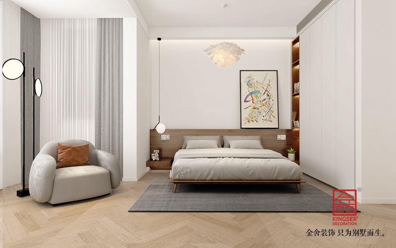 融创中心180平米现代极简风格装修效果图