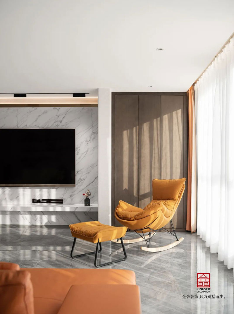 德贤公馆212㎡港式轻奢风格装修实景