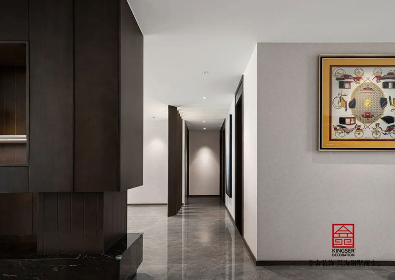 德贤公馆212㎡港式轻奢风格装修实景