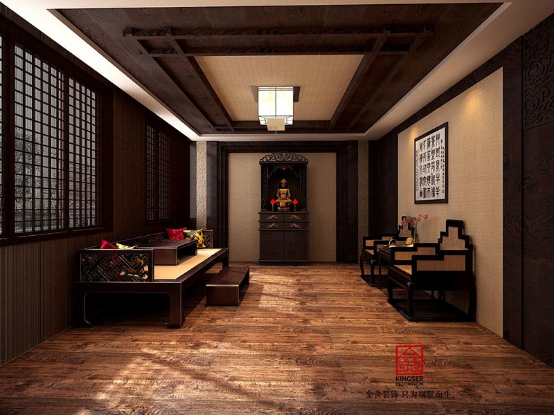 私人会所1000平米中式风格装修效果图