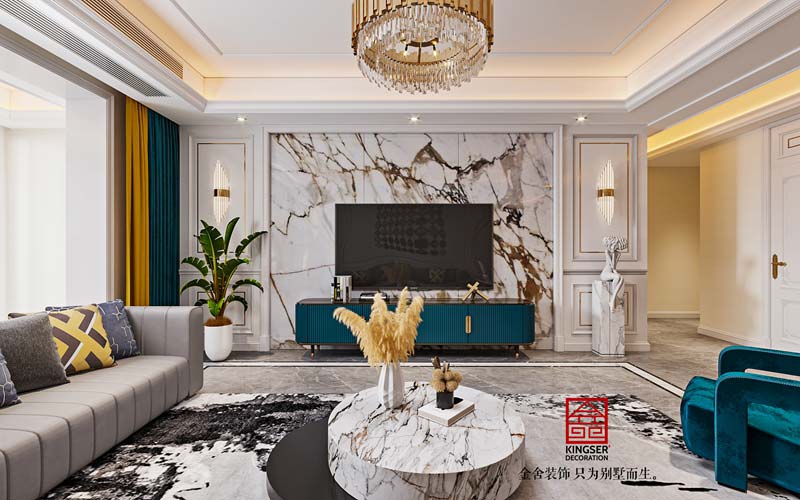 维多利亚178平现代轻奢装修效果图