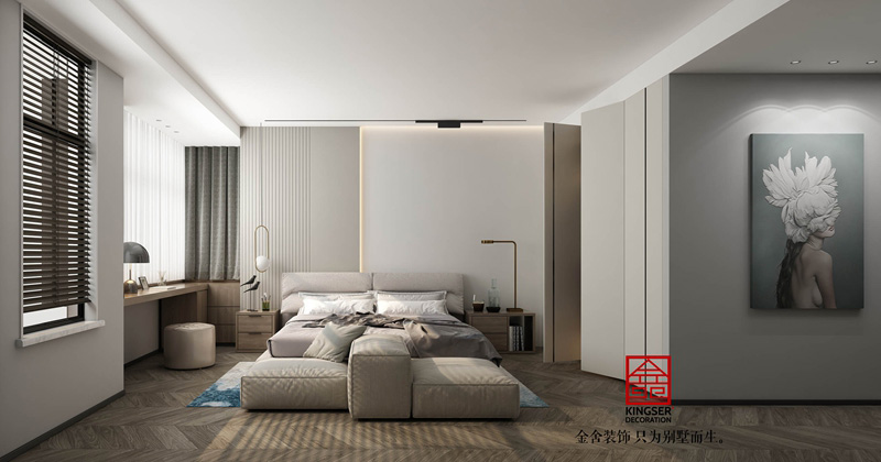 荣盛华府210㎡现代简约装修实景