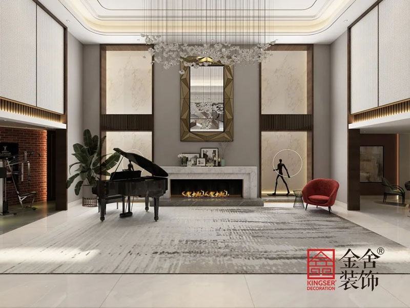 西山林语1400㎡新中式别墅装修实景