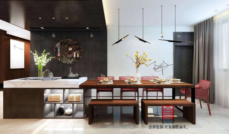 保利拉菲197平现代简约风格效果图