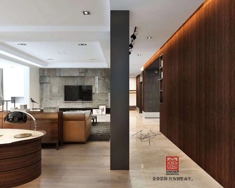 保利拉菲197平现代简约风格效果图