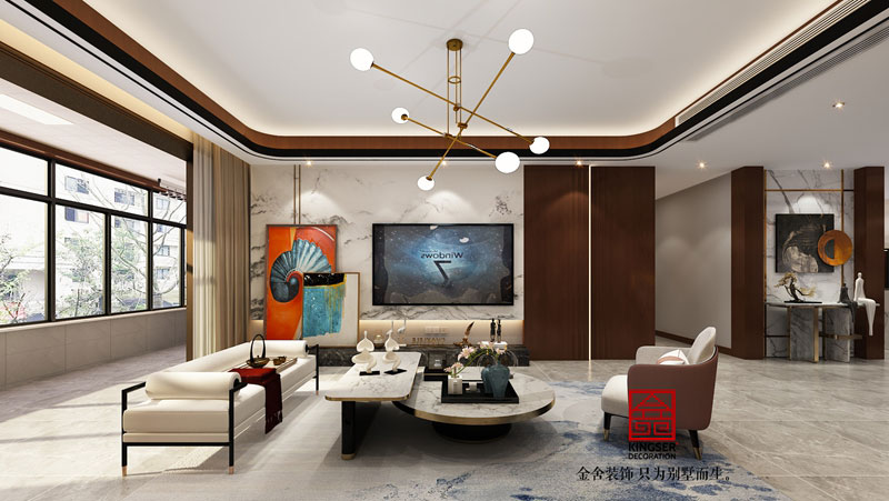 融创中心装修效果图-客厅