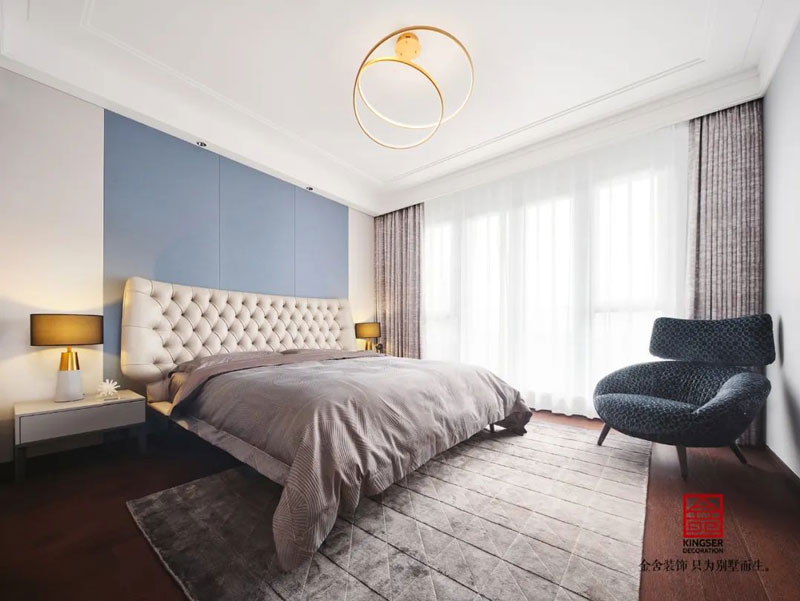 裕华壹号顶跃装修-卧室实景图