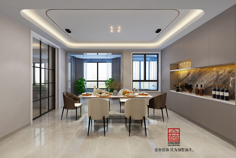 荣盛华府208平米-餐厅效果图