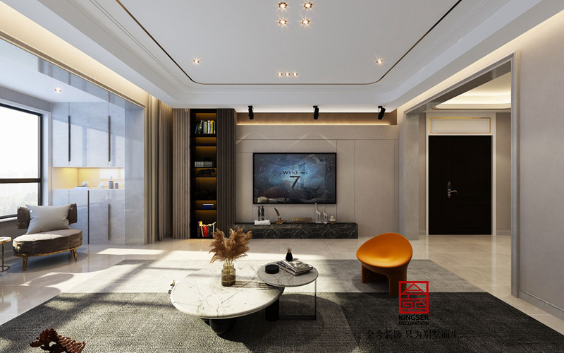 荣盛华府208平米-客厅效果图