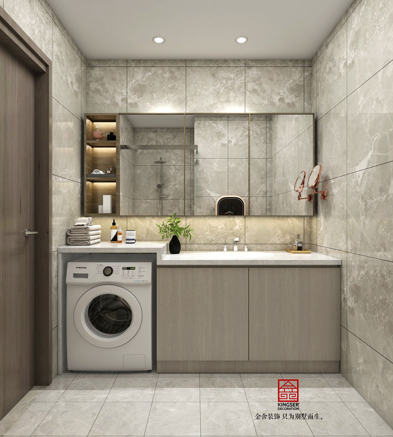 融创中心155㎡现代风格装修效果图