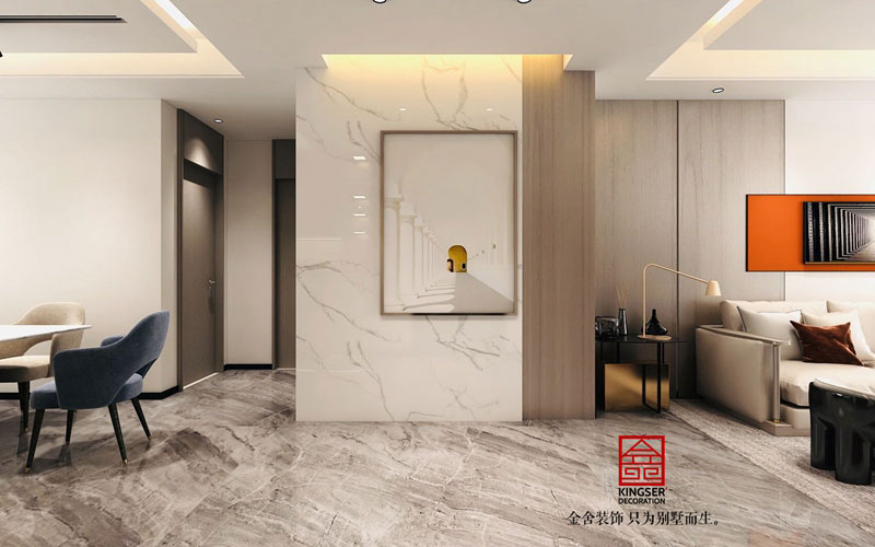 融创中心180㎡装修效果图-玄关