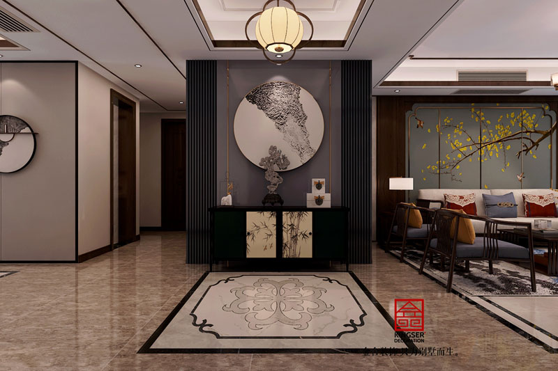 石家庄汇君城装修效果图-玄关