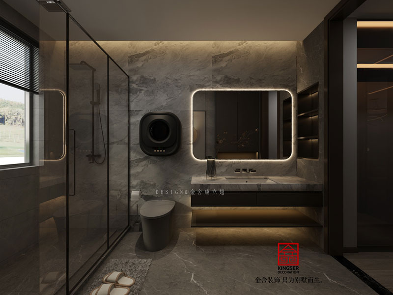 别墅装修设计卫生间功能分区
