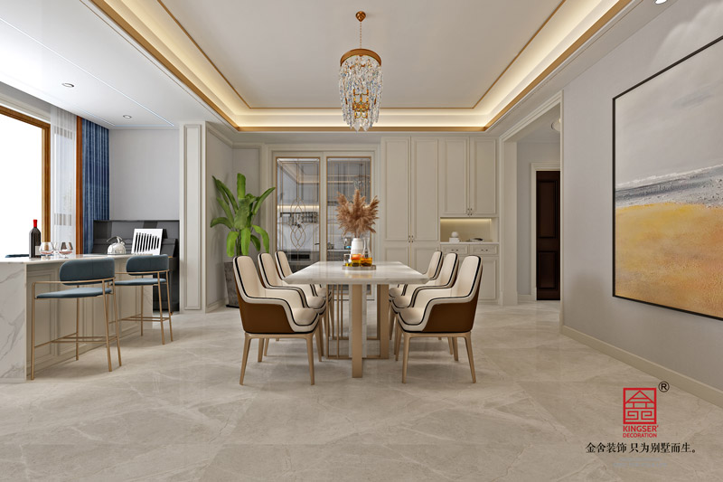 荣盛华府美式轻奢风格设计案例