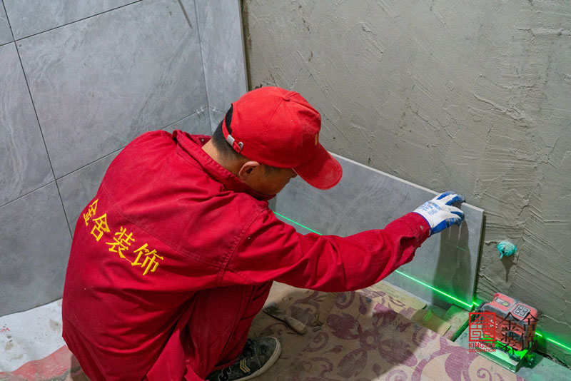 荣盛御府别墅装修工地实景拍摄