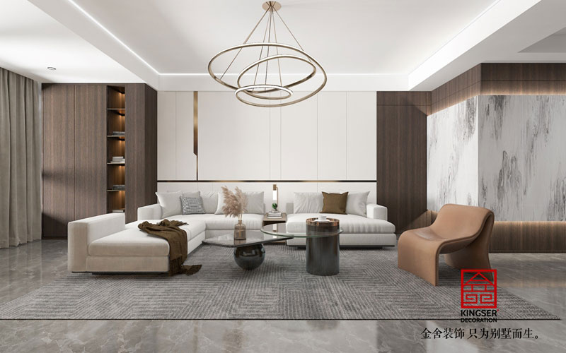 荣盛御府现代风格别墅装修