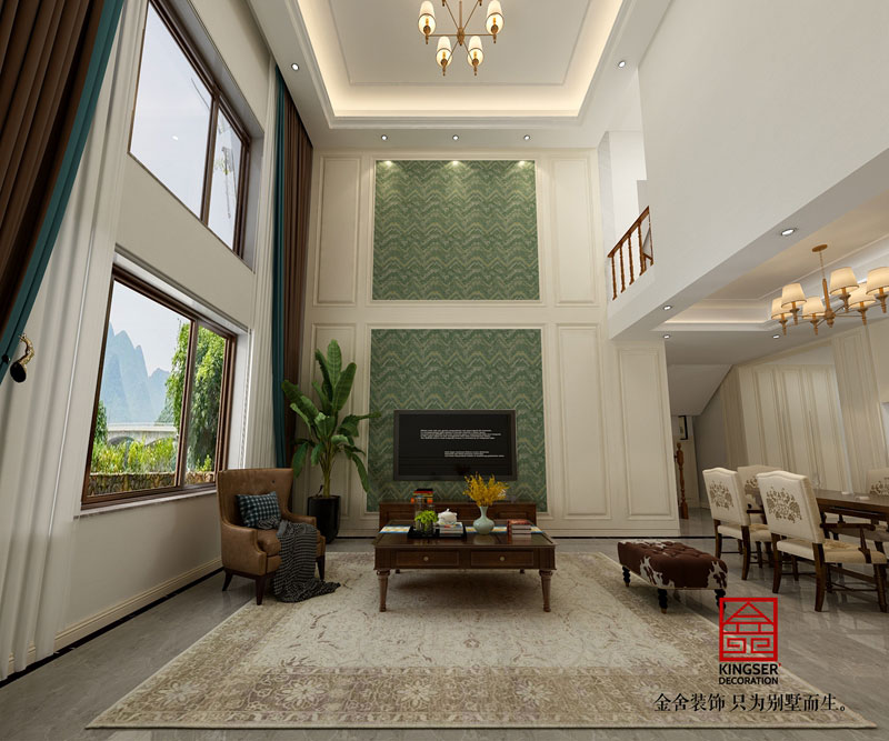 九里晴川上叠装修效果图