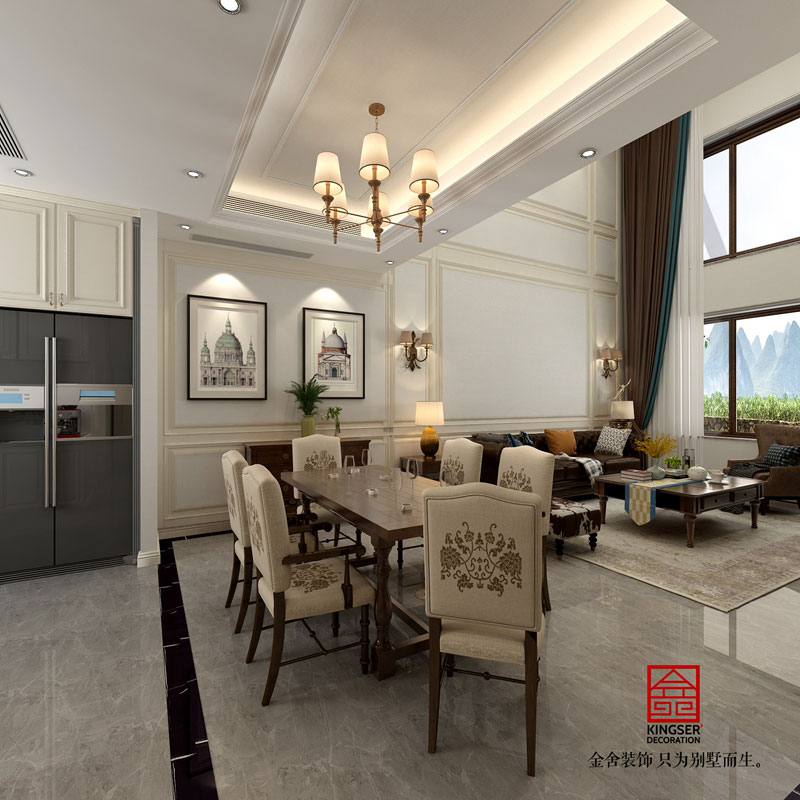 九里晴川上叠装修效果图