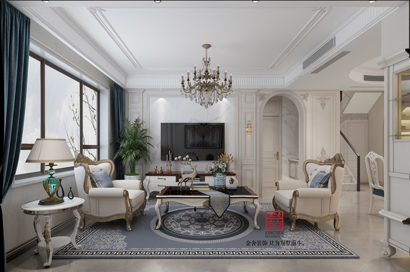 九里晴川欧式风格上跃装修效果图