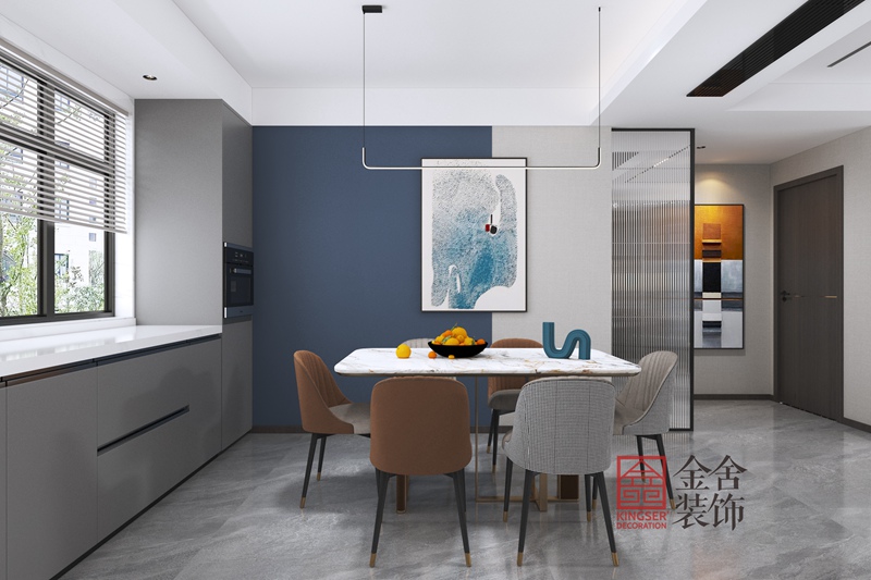 林荫春天装修设计餐厅效果图