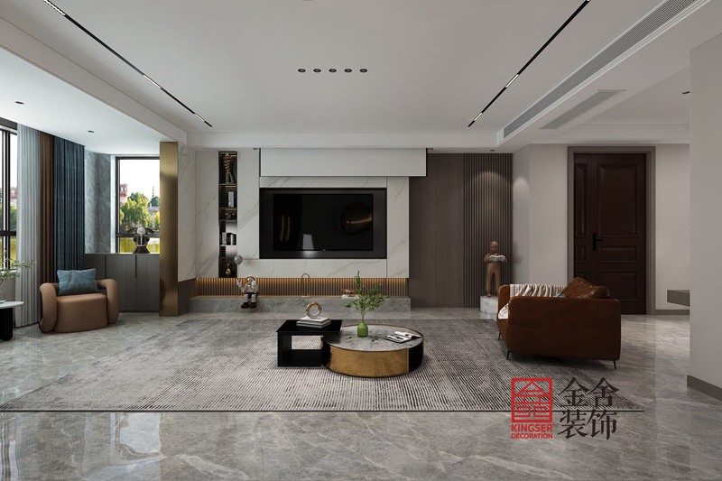 东南智汇城轻奢风格装修效果图