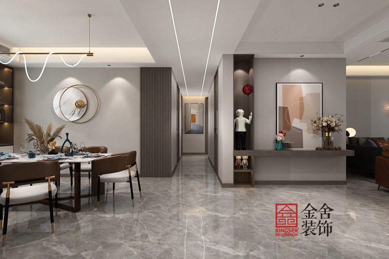 东南智汇城轻奢风格装修效果图