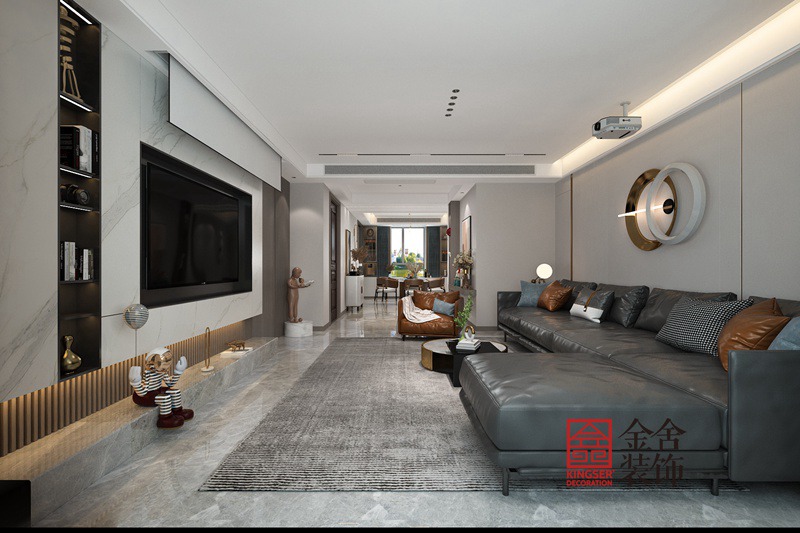 东南智汇城轻奢风格装修效果图