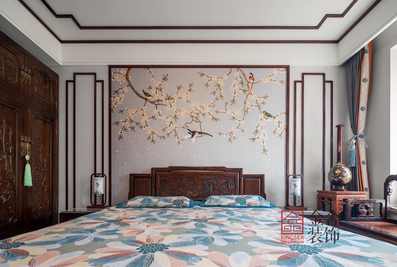 荣盛华府新中式风格装修设计实景图