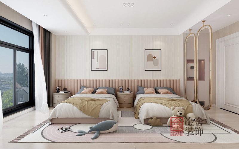 荣盛御府现代风格185平装修效果图